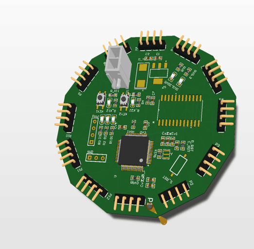 Cesium atom concentration sensor — PCB version
